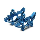 Traxxas Blue Aluminum Front Bulkhead Set: T-Maxx 2.5, 3.3, E-Maxx