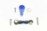 GPM Blue Aluminum Servo Saver & Steering Link for 4-Tec 2.0