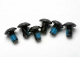 Traxxas 4x6mm Button-Head Hex Machine Screws w/Threadlock (6)