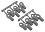 RPM Black Short Rod Ends (12) for 1/10 Traxxas (replaces TRA5347)