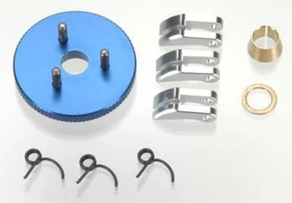 Integy 7075 Aluminum 3-Piece Clutch Conversion (Blue): T-Maxx 3.3