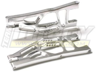 Integy Aluminum Rear Lower Suspension Arms (Silver): Jato 2.5 & 3.3