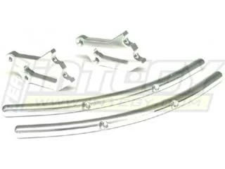 Integy Aluminum Front Bumper Set (Silver): T-Maxx 2.5, 3.3, & E-Maxx