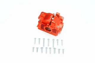 GPM Aluminum Rear Gearbox for 4x4 Slash Rustler Stampede (Orange)