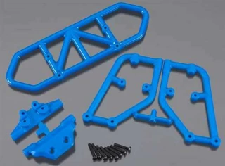 RPM Blue Rear Bumper for Traxxas Slash 4x4