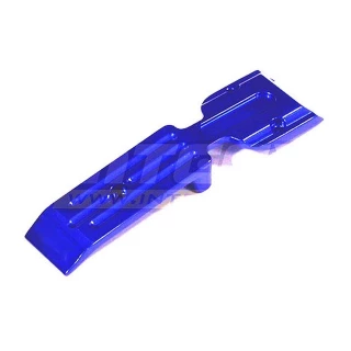 Integy Aluminum Mid-Front Skid Plate (Blue): Revo 3.3, Slayer, Summit