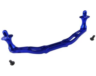 Hot Racing Blue Aluminum Front/Rear Body Mount for Slash 4x4