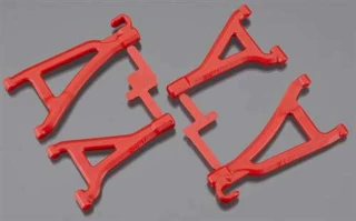 RPM Red Front Suspension A-Arms for Traxxas 1/16 E-Revo