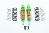 GPM Green Aluminum Front Shocks for 4x4 Slash Rustler Stampede