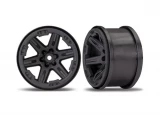 Traxxas Rustler 4X4 2.8" Black Wheels (2)