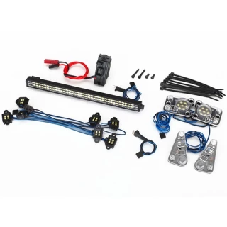 Traxxas TRX-4 Complete LED Lightbar Set w/Headlights, Taillights, Rock Lights, Power Supply