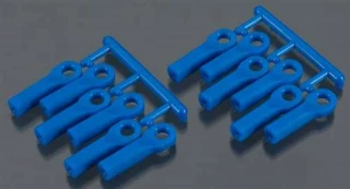 RPM Blue Long Rod Ends (12) for 1/10 Traxxas (replaces TRA5525)