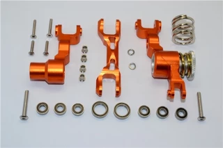 GPM Orange Aluminum Steering Bellcrank Assembly & Servo Saver for X-Maxx