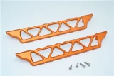 GPM Orange Aluminum Chassis Nerf Bars for X-Maxx