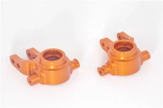 GPM Orange Aluminum Front Steering Blocks for 4x4 Slash Rustler Stampede Rally