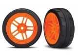 Traxxas 4-Tec 2.0 Front Response Tires on Split-Spoke Orange Wheels (2)