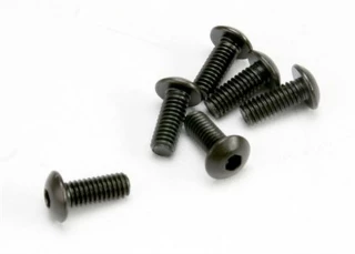 Traxxas 4x10mm Button-Head Hex Machine Screws (6)