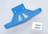 RPM Blue Wide Front Bumper for Rustler, Stampede 2WD, Bandit, Nitro Rustler, Nitro Stampede