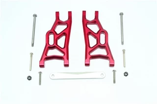 GPM Red Aluminum Front Suspension Arms fits 2WD Stampede Rustler Slash