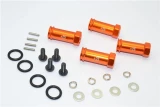 GPM Orange Aluminum 25mm Extension Hubs w/12mm Hex for Slash & Stampede 4x4