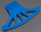 RPM Blue Wide Front Bumper for Traxxas Stampede 4x4 & Telluride