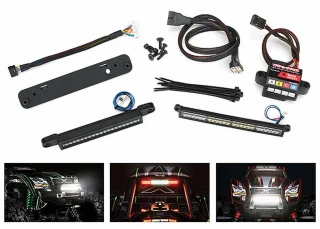 Traxxas X-Maxx Complete LED Light Kit with #6590 HV Power Amplifier