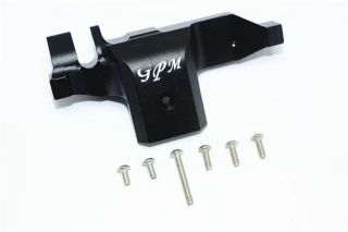 GPM Black Aluminum Lower Spur Gear Transmission Cover for TRX-4