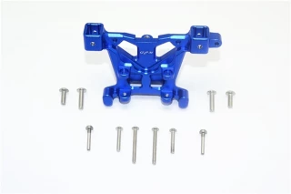 GPM Blue Aluminum Rear Body Post Mount for E-Revo 2.0, Revo 3.3, Slayer, Summit