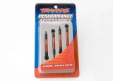 Traxxas 1/16 Red Aluminum Push Rods (4) (Assembled with rod ends)