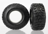 Traxxas Tires, Kumho (dual profile 4.3x1.7- 2.2/3.0') (2)/ foam inserts (2)