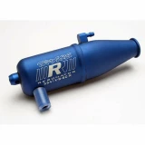 Traxxas Blue Aluminum Resonator Tuned Pipe: Jato 3.3, Nitro 4-Tec 3.3