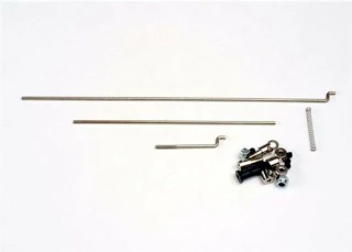 Traxxas T-Maxx Slide Carb Linkage Set (throttle link, brake link, and hardware)