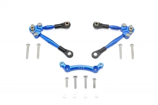 GPM Blue Aluminum Front Tie Rods & C-Hub Stabilizer for 4-Tec 2.0