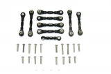 GPM Black Complete Aluminum Tie Rod & Steering Link Set for 4-Tec 2.0