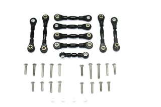 GPM Black Complete Aluminum Tie Rod & Steering Link Set for 4-Tec 2.0