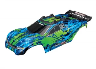 Traxxas Rustler 4X4 VXL Green Body w/Mounts & Support for Clipless Mounting