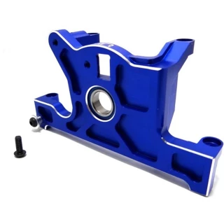 Hot Racing HD Blue Aluminum Motor Mount for LCG Slash 4x4