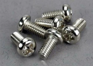 Traxxas 3x6mm Roundhead Machine Screws (6)