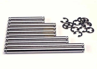 Traxxas Hard Chrome Suspension Pin Set w/ E-clips