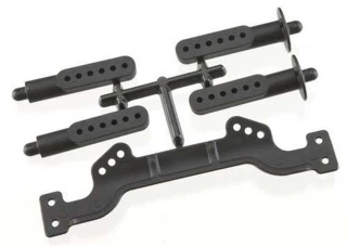 RPM Adjustable Front Body Mounts for Slash 2WD, Nitro Slash, Rustler, Nitro Rustler