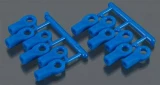 RPM Blue Short Rod Ends (12) for 1/10 Traxxas (replaces TRA5347)