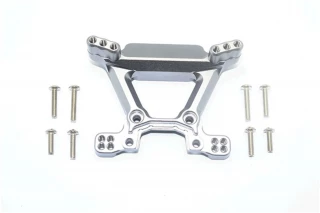 GPM Silver Aluminum Front Shock Tower for Rustler 4x4