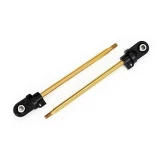 Traxxas X-Maxx TiNi GTX Shock Shafts (2) (assembled with rod ends and steel hollow balls)