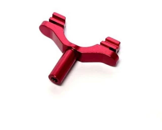 Hot Racing Red Aluminum Steering Arm Post for Traxxas 1/16 E-Revo, Slash, Summit, Rally