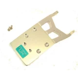 Hot Racing Silver Aluminum Rear Skid Plate for Slash 2WD