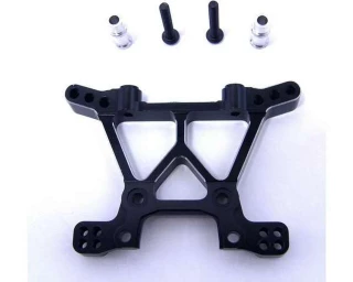 Hot Racing Black Aluminum Front Shock Tower for Slash 4x4, Stampede 4x4