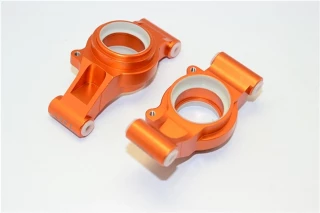 GPM Orange Aluminum Rear Stub Axle Carriers for X-Maxx