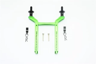 GPM Green Aluminum Rear Body mount Post Set for TRX-4