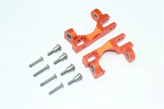 GPM Orange Aluminum Front Caster Blocks for 4x4 Slash Rustler Stampede Rally XO-1