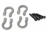 Traxxas TRX-4 Grey Bumper D-rings (4) & Screws